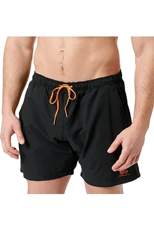 Alpha Industries Herren Basic Swim Short Schwimmshort Boardshorts, Black, M