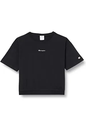 Champion Mädchen Legacy American Classics Small Logo Crop S/S T-Shirt, , 5-6 Jahre