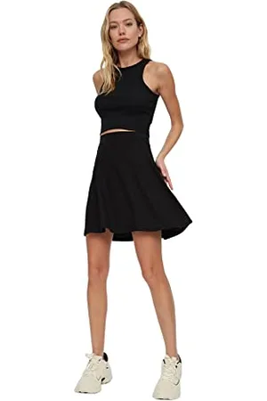 Trendyol Damen Basic Gestrickter Rock Skirt, , L EU