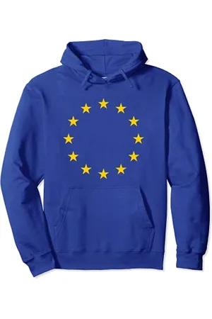Europe Europa Europäische Flagge Gelbe Sterne EU Wahlen Europäer Pullover Hoodie