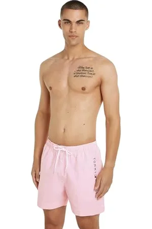 Tommy Hilfiger Herren Badehose Medium Drawstring Stripe Mittellang, , XXL