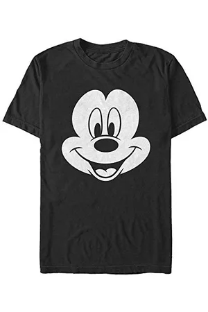 Disney Unisex Mickey Big Face Mickey Organic Short Sleeve T-shirt, , M