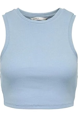 ONLY Onlvilma S/L Cropped Tank Top JRS Noos