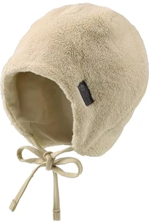 Sterntaler Mütze aus Teddyflausch - Unisex Babymütze mit angeschnittenen Ohrenklappen und Bindeband - warme Beanie, gefüttert mit Baumwollfleece - Erstlingsmütze - , 35