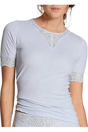 Calida Damen Silky Wool Glam T-Shirt, , 48-50