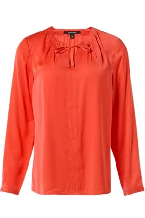 Comma, Satin Bluse Langarm, 4294, 40