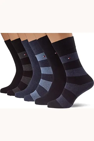 Tommy Hilfiger Herren Classic Socken, Blau/Schwarz, 39-42 EU