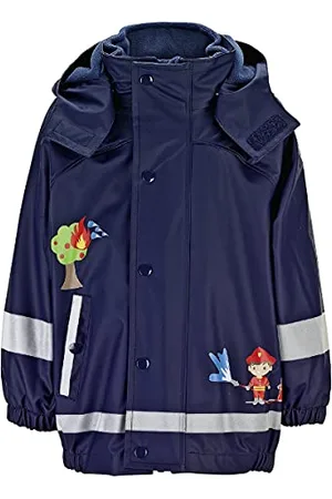 Sterntaler Unisex Baby Regenjacke mit Innenjacke Rain Jacket, , 128