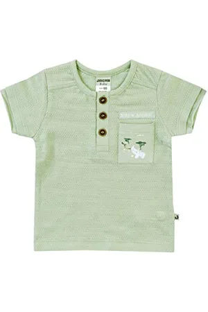 Jacky T-Shirt für Jungen, Größe: 56, Alter: 1-2 Monate, Adventure Boy, Pistazie (Grün), 1219220