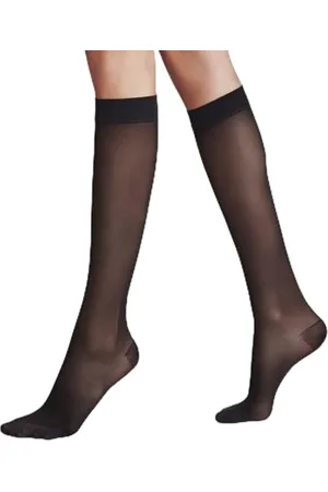 Falke Damen Kniestrümpfe Energize 30 DEN W Kh transparent mit Kompression 1 Paar, , 37-38