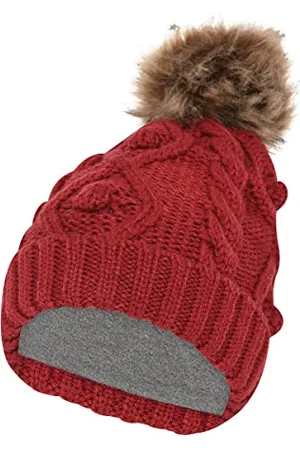 LEGO Wear Wear Mädchen Wear Mädchen Wintermütze Strickmütze mit Fake Fell Bommel Lwalaya 700 Beanie M TZE, , 48 EU