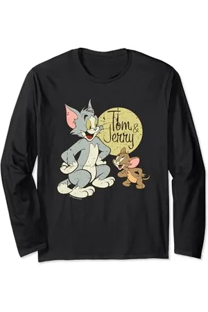 Tom And Jerry WB 100: Distressed Poster Langarmshirt