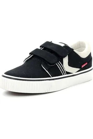 Kickers Jungen Unisex Kinder Kickslido Sneaker, Schwarz/Weiß, 32 EU