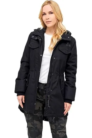 Brandit Women Marsh Lake Parka, Farbe: black, Größe: S