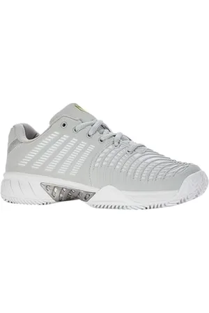 K-Swiss Performance Damen Express Light 3 HB Tennis Shoe, Gray Violet/White/Lime Green, 42 EU