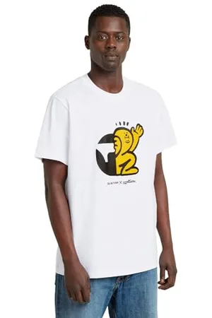 G-Star Herren Figure Cartoon Loose R T T-Shirt, , L