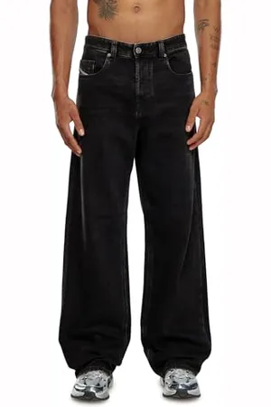 Diesel _2001 D-Macro_Pants_Schwarz_33 Kurz