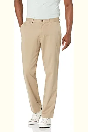 Nautica Herren Klassische Passform, Flache Vorderseite, Stretch, solide Chino Deck Lässige Business-Hose, , 36 W / 32 L