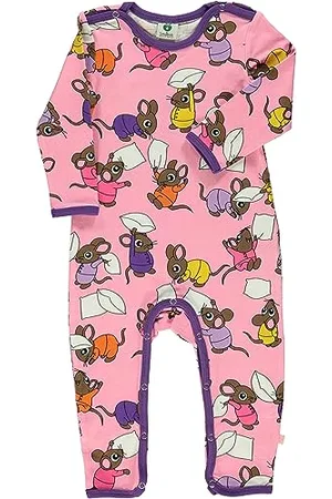 Småfolk Baby Girls Body Suit LS, Mouse Infant and Toddler Costumes, , 74