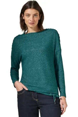 CECIL Damen B322492 Shirt Mit Raffung, , XS EU