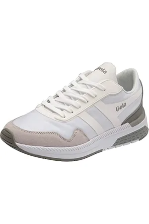 Gola Damen Atomics Road Running Shoe, White/Grey, 36 EU