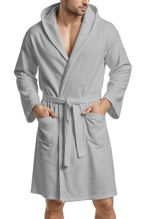 Petti Artigiani Italiani Unisex Accappatoio Microfibra Bademantel aus Mikrofaser, , XXL
