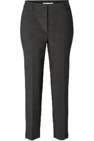 SELECTED Damen SLFRITA-RIA MW Crop Pant DGM NOOS Hose, , 40