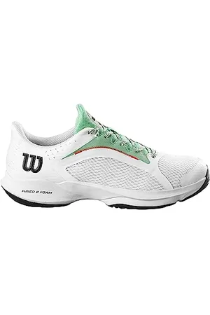 Wilson Salomon Damen Hurakn 2.0 Padel Sneakers, White/Biscay Green, 39 1/3 EU