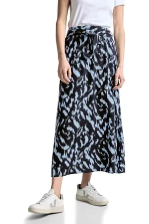 CECIL Damen Maxirock mit Muster S