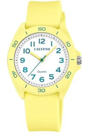 Calypso Uhr Für Kind K5833/1 Junior Collection Multi Silikon Case GelbSilikon Band