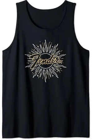 Fender Vintage Retro Sun Outline Centered Logo Tank Top