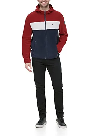 Tommy Hilfiger Herren Hooded Performance Fleece Jacket Fleecejacke, , XX-Large
