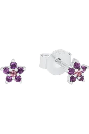 Prinzessin Lillifee Kinder-Ohrstecker Mädchen Stern 925 Silber Zirkonia rosa