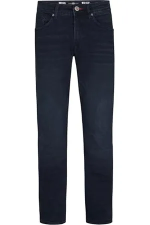 Petrol Industries Herren - Regular Tapered Fit Jeans Russel - Jeanshose Denim - Blau W28L30