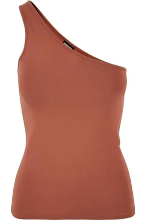 Urban classics Damen TB2608-Ladies Asymmetric Top Trägershirt/Cami Shirt, , S