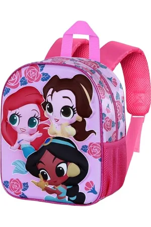 Disney Prinzessinnen Flowers-Elite 3D Rucksack, Rosa, 25 x 30 cm, Kapazität 7 L