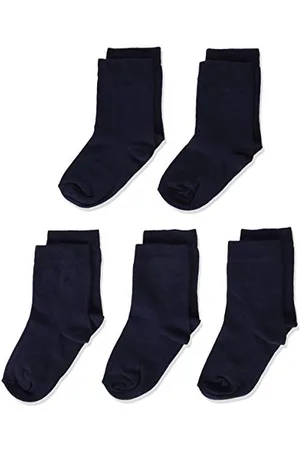 Minymo Jungen Ankle -Solid (5-pack) Socken, , 35 38 EU