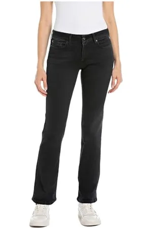 Replay Damen Jeans New Luz Skinny-Fit mit Comfort Stretch, (Schwarz), 29W / 30L