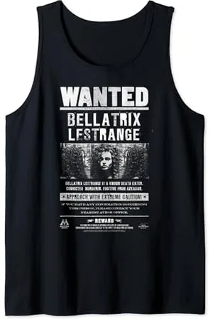 Harry Potter Bellatrix Lestrange Wanted Tank Top