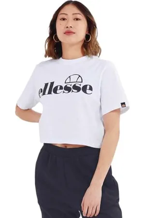 Ellesse Damen Silo Cropped Verkürztes T-Shirt, , M