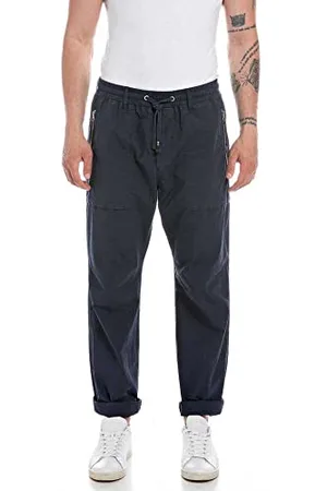 Replay Herren Hose mit Stretch, (Blau), 36W