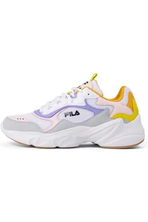 Fila Damen COLLENE CB wmn Sneaker, White-Snake Eye-Sweet Lavender, 37 EU