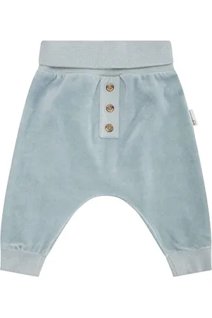 Steiff Unisex Baby Basic Jogginghose mit Beinbündchen Lässige Hose, , 56