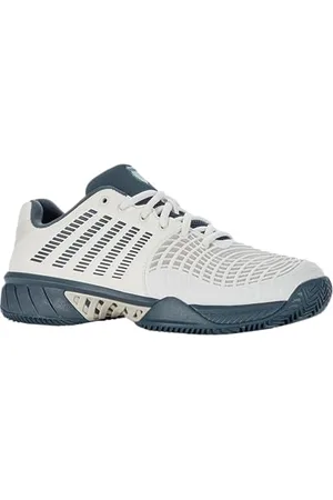K-Swiss Performance Herren Express Light 3 HB Tennis Shoe, Star White/Moonstruck/Indian Teal, 39.5 EU
