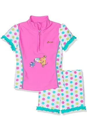 Playshoes Mädchen UV-Schutz Bade-set die Maus Blumen 461092, , 74-80