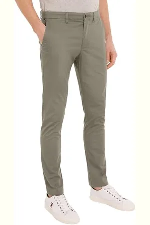 Tommy Hilfiger Herren Chino Hose Chino Bleecker Printed Structure Slim Fit, , 30W/28L
