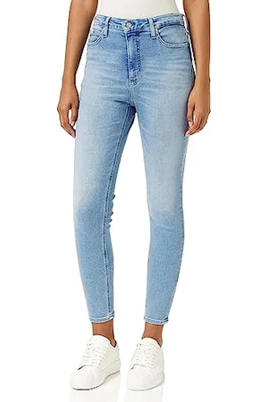 Calvin Klein Jeans HIGH RISE SUPER SKINNY ANKLE Hosen Damen, , 32W