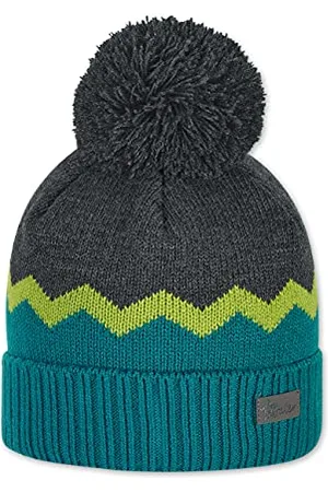 Sterntaler Unisex Baby Strickmütze Zack Mütze, Anthrazit Mel, 53