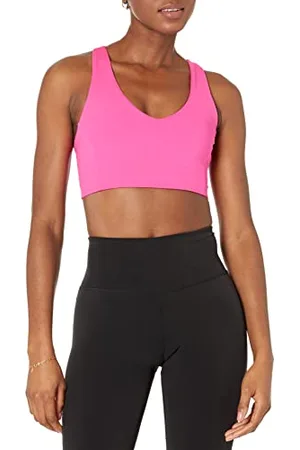 Amazon Damen Active Sculpt Sport-BH mit V-Ausschnitt und mittlerer Unterstützung, , M