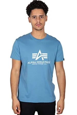 Alpha Industries Herren Basic T-Shirt, Blickdicht, , L